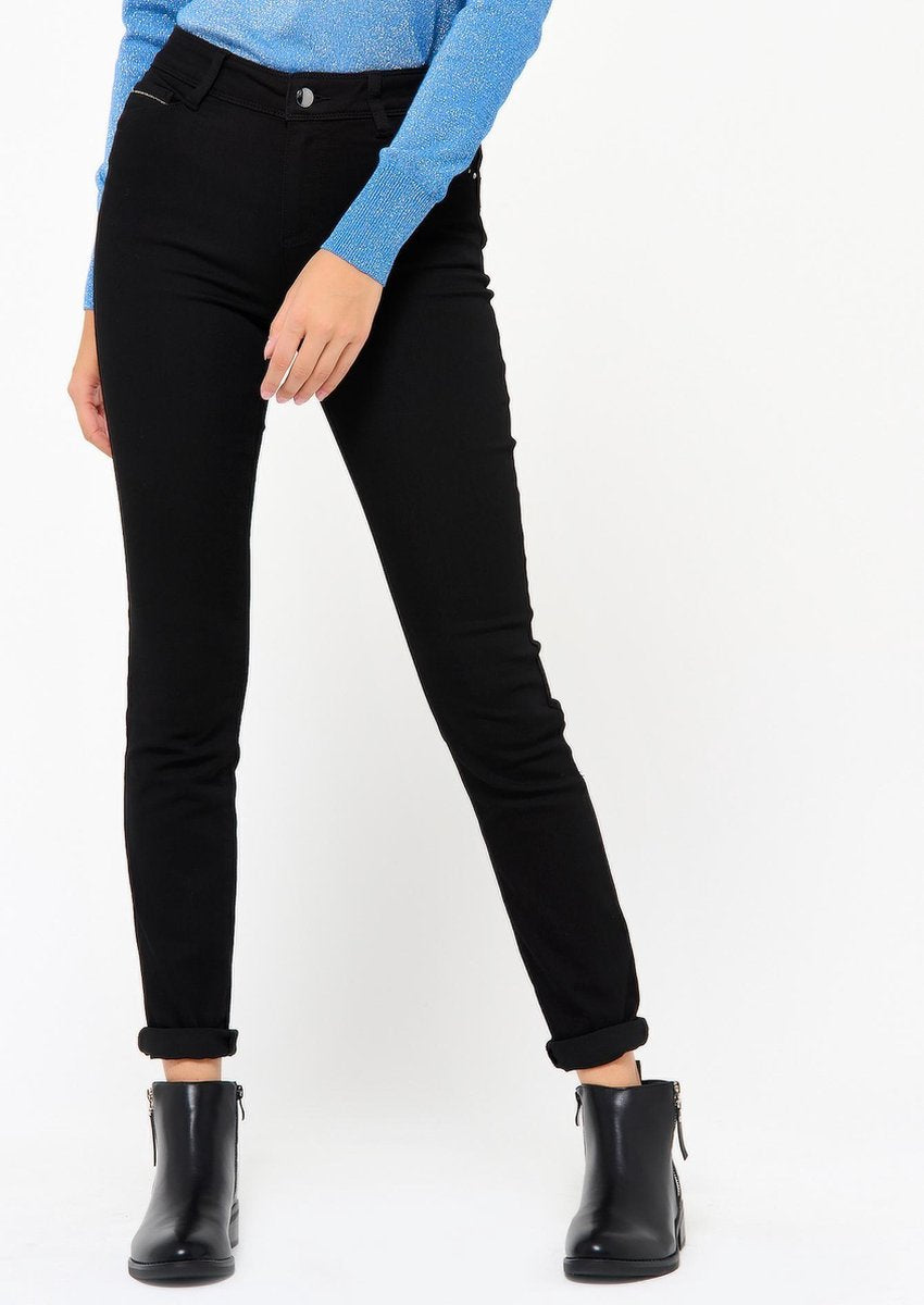 Slim denim broek - Zwart