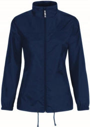 Windjas/regenjas voor dames donkerblauw maat XS