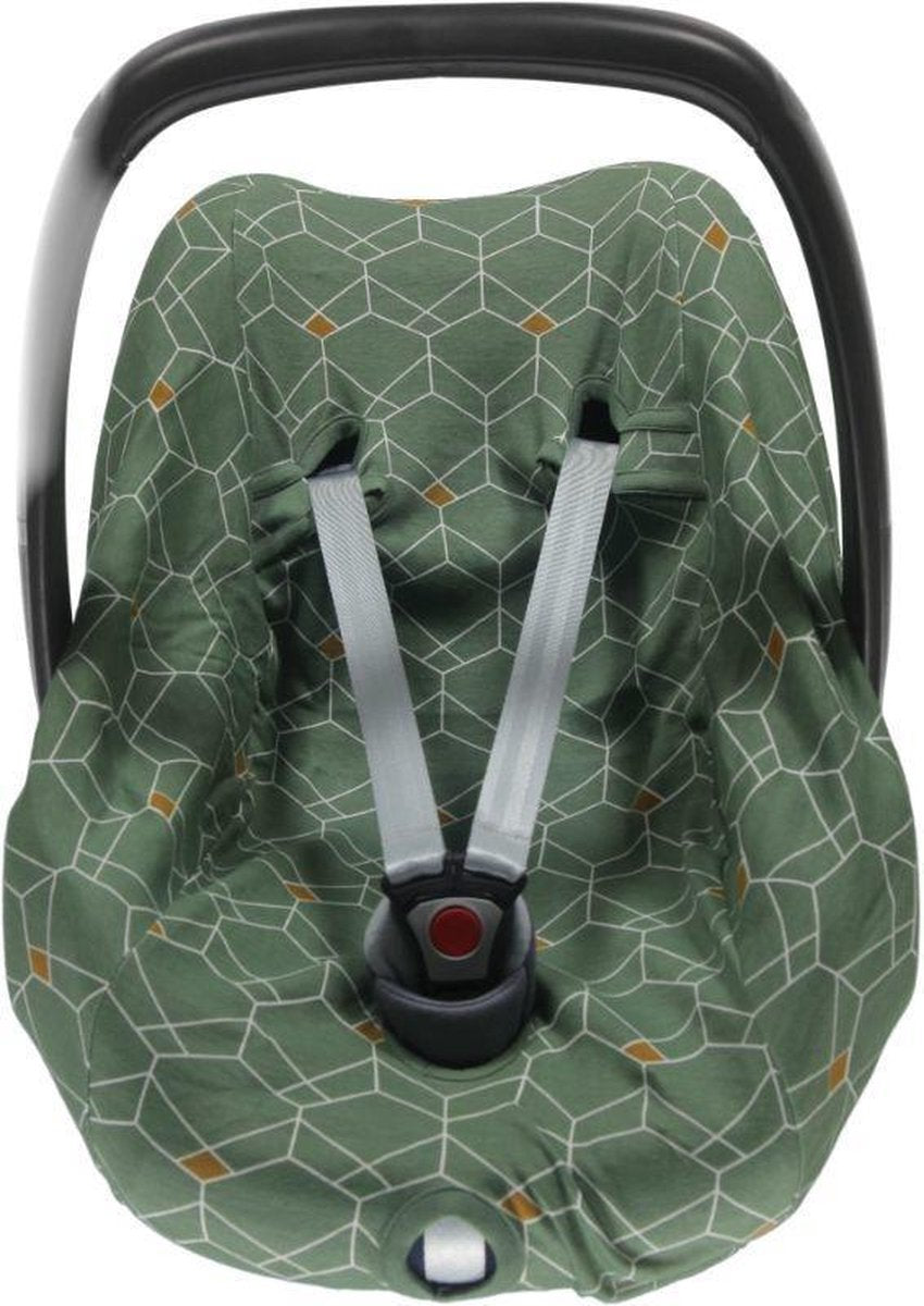 Briljant Baby Autostoelhoes 0+ Interlock - Deco - Groen
