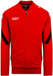 Robey Robey Counter Sportjas - Maat S  - Mannen - rood - zwart