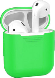 Siliconen Bescherm Hoesje Case Cover voor Apple AirPods 2 Hoes Groen