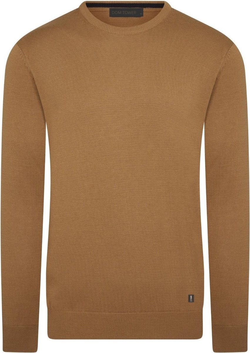 Pullover Cognac  Ronde Hals  Dom Tower