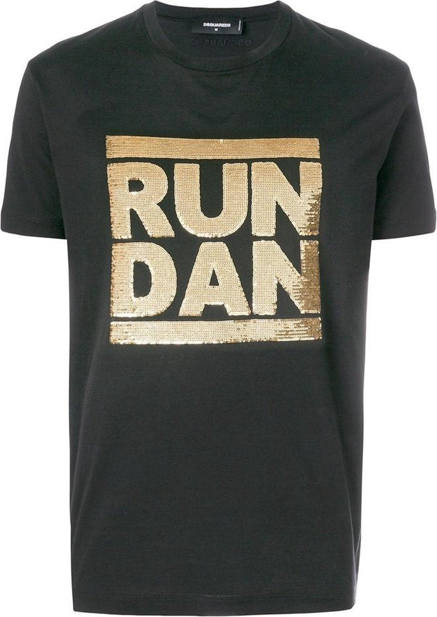 Dsquared2 T-Shirt Run Dan Black