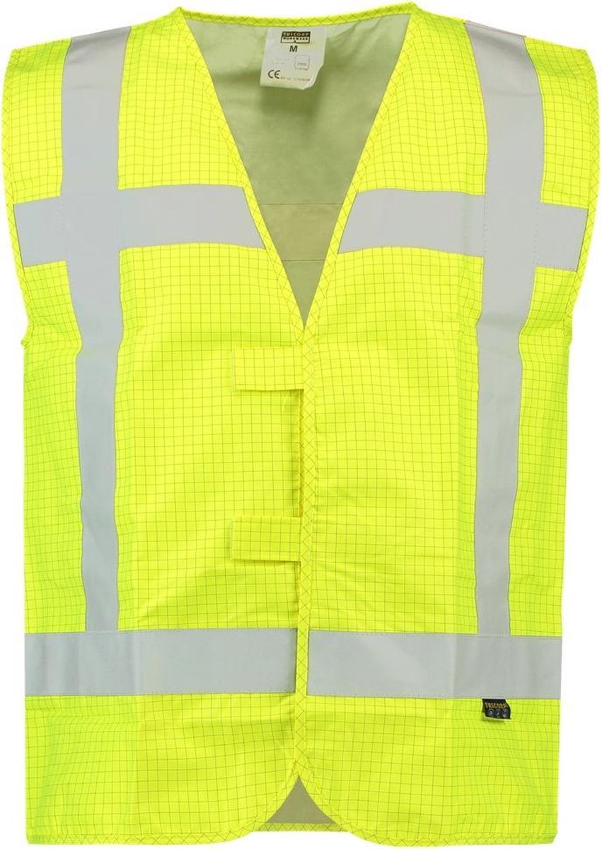 Tricorp veiligheidsvest RWS vlamvertragend antistatisch  - Fluor geel - 453018 - maat XS-S
