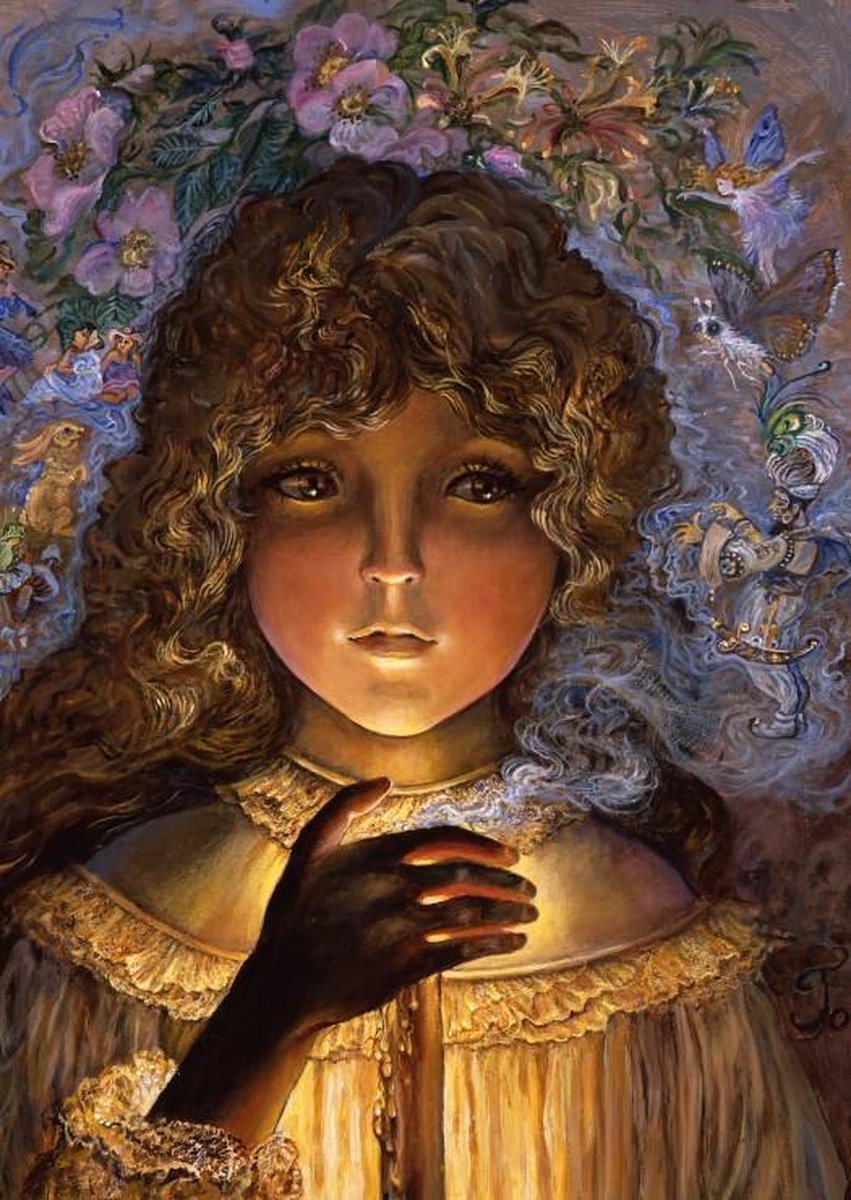 Josephine Wall legpuzzel Dreaming by candlelight 1000 stukjes