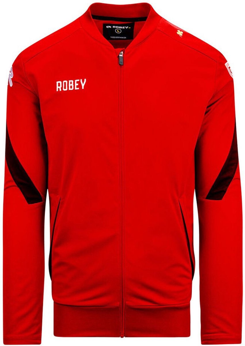 Robey Robey Counter Sportjas - Maat 128  - Unisex - rood - zwart