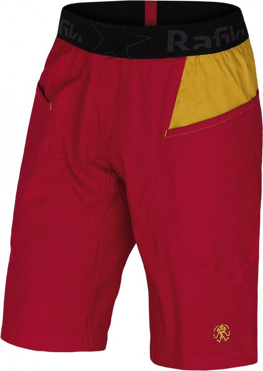 Rafiki Klimbroek Megos Heren Katoen Rood Maat Xs