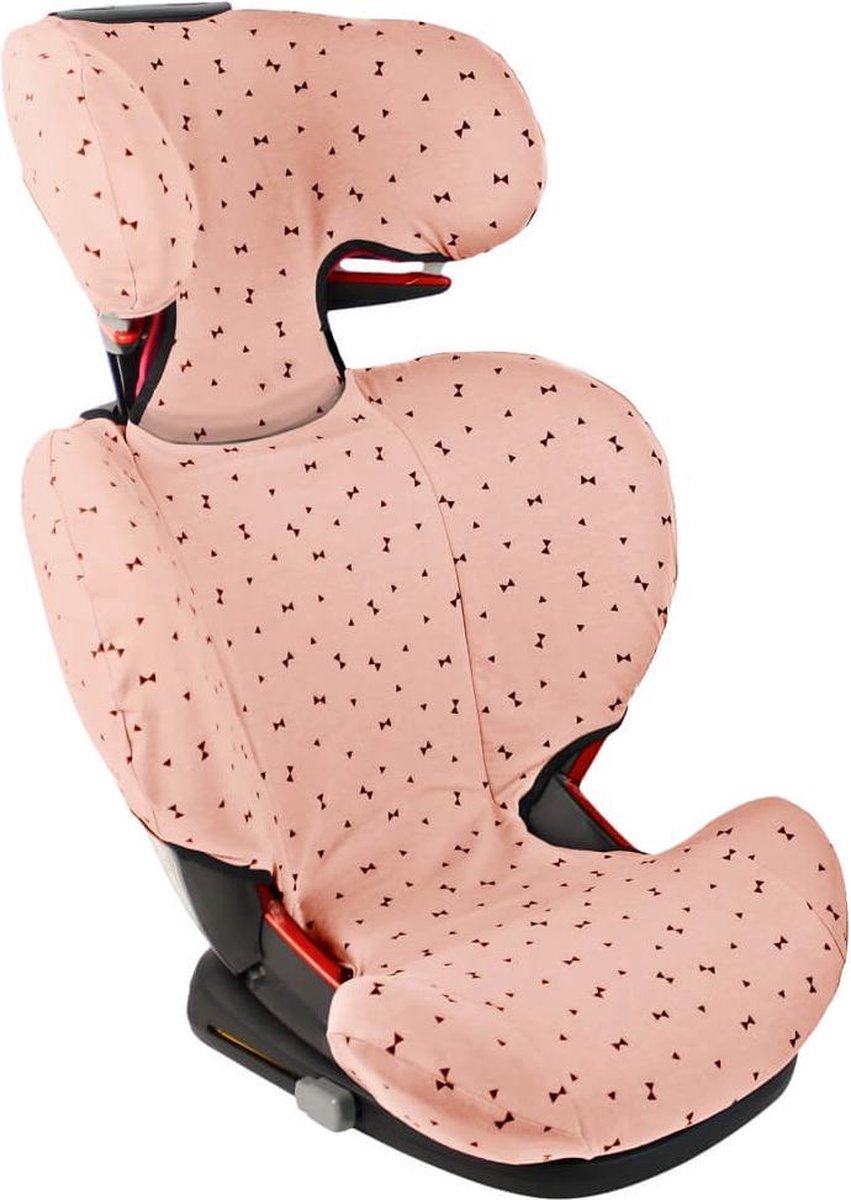 Ukje Maxi Cosi Rodifix Hoes (Airprotect) - Perfecte pasvorm - Roze zandloper