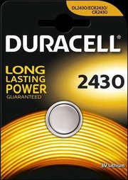 1 Stuks Duracell CR2430 3v lithium knoopcelbatterij