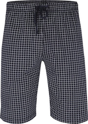 Ceceba heren pyjamabroek kort - donkerblauw met wit geruit -  Maat: XL