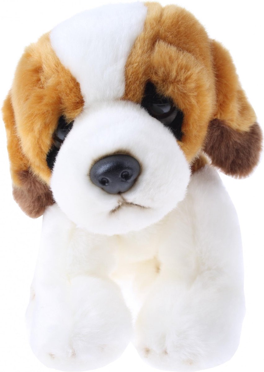 Bicolini Knuffelhond Sint Bernard Wit/bruin 24 Cm