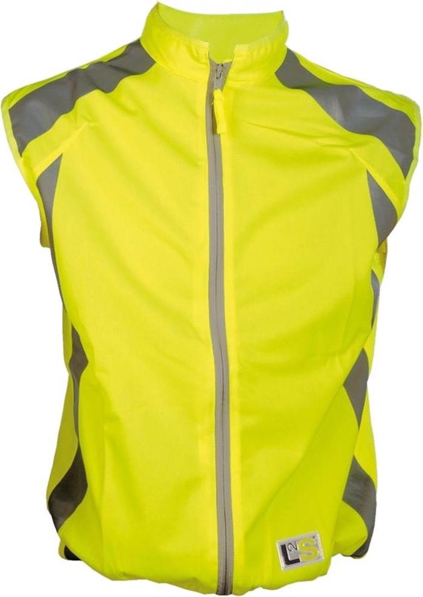 L2s Veiligheidshesje Visioplus Unisex Geel Maat M