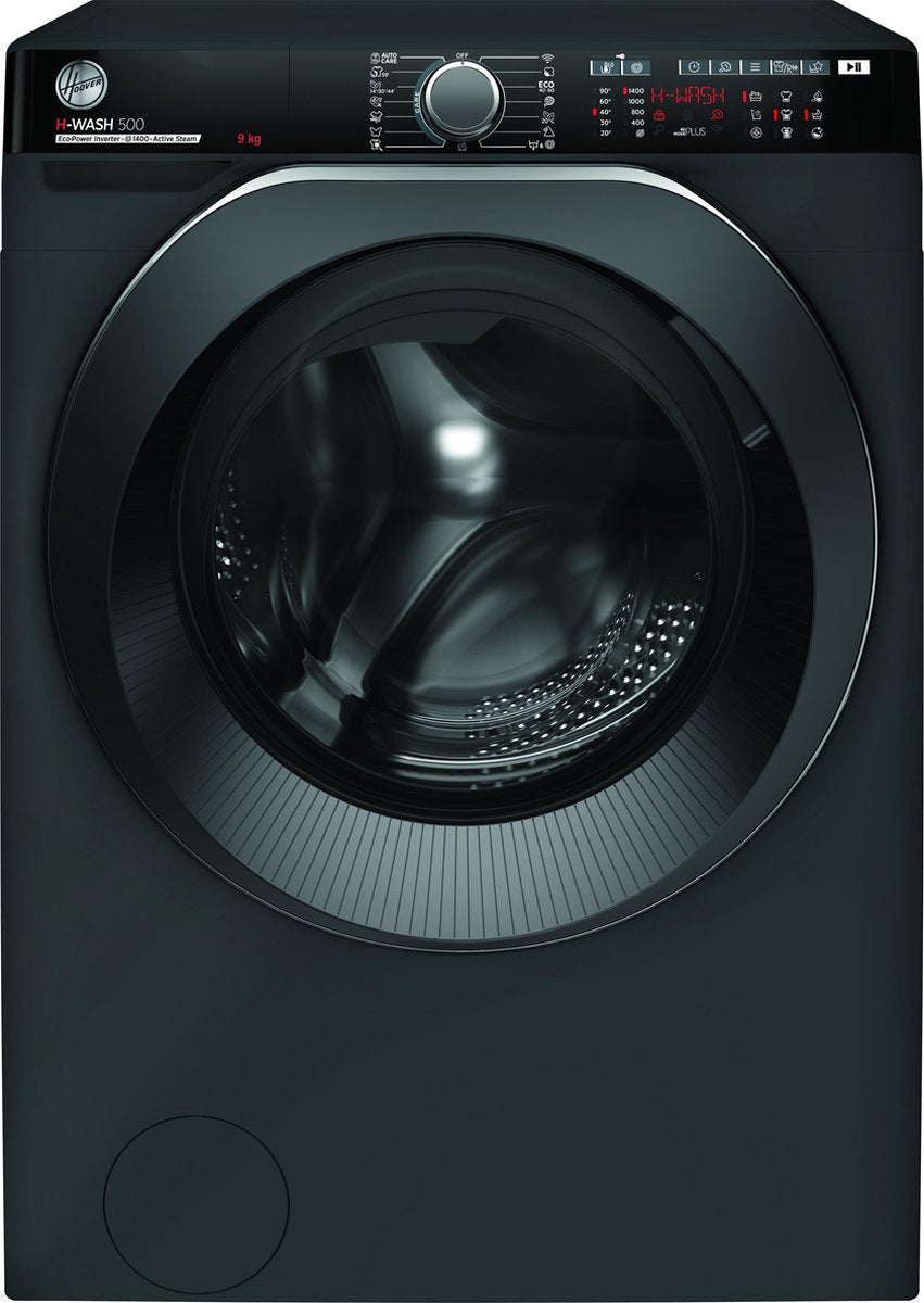 Hoover HWP 49AMBCR/1-S wasmachine Vrijstaand Voorbelading 9 kg 1400 RPM Antraciet