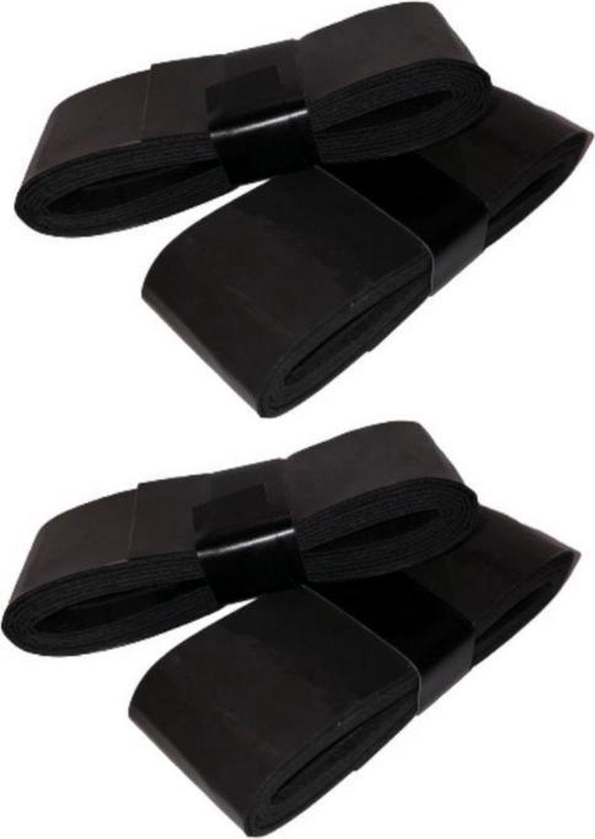 Duo Bakkersport - Overgrip - Grip - Griptape - Padel grip - Padelracket - Padel - Zwart (4 stuks)