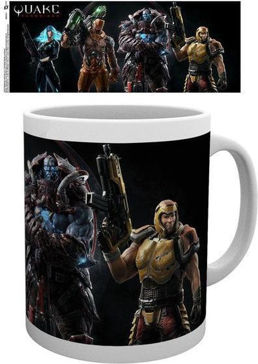 Quake Champions - Group Mug - White
