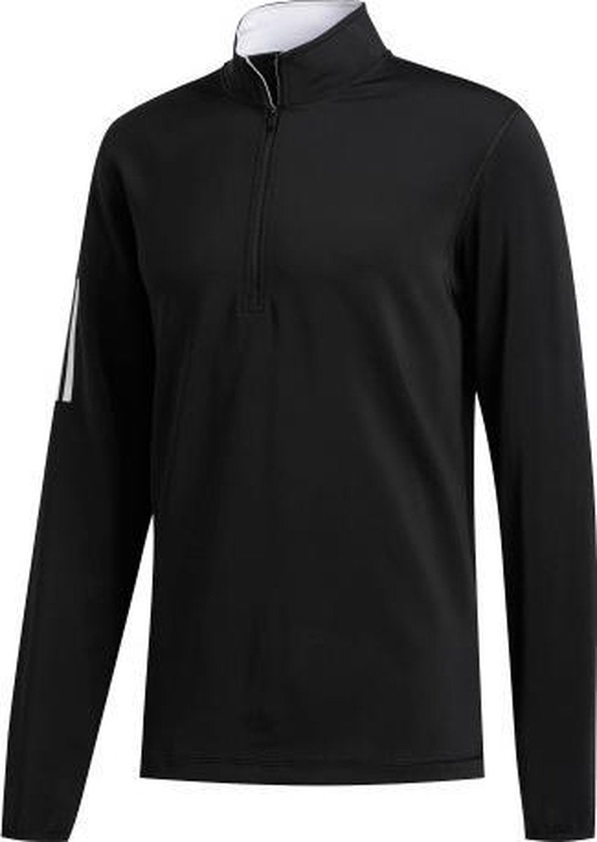 Adidas Sweatshirt Mdwt Heren Polyester/elastaan Zwart Maat Xxl