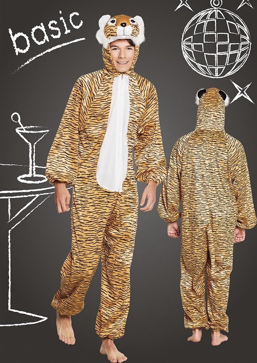 Tijger pluche basic kostuum