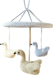 Naturezoo Mobiel Zwanen Gehaakt Junior 24 Cm Multicolor