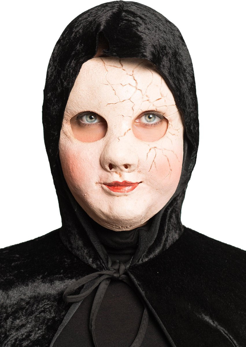 Masker Broken Doll / enge pop
