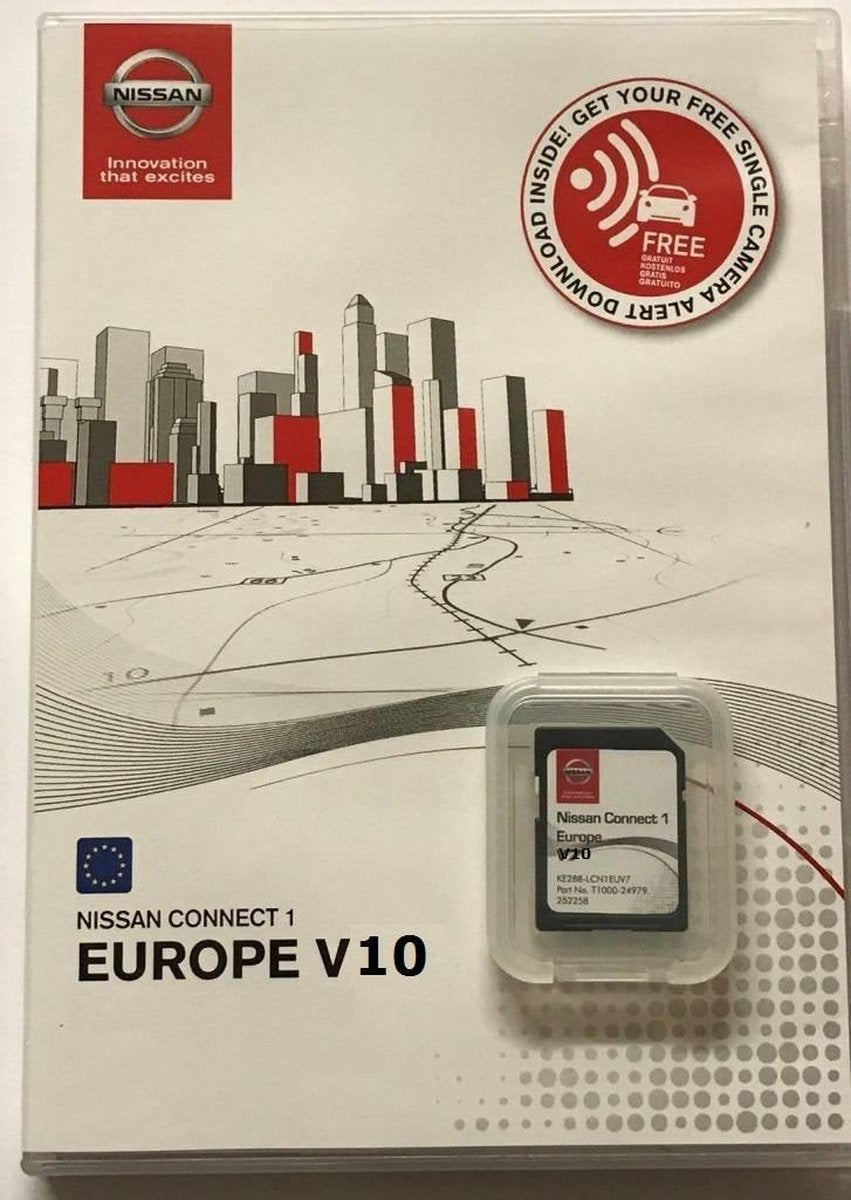 Kaartupdate 2020/2021 Nissan Connect 1 Update V10 Navigatie