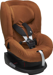 Meyco autostoelhoes Basic jersey - camel - groep 1 met hoofdsteun