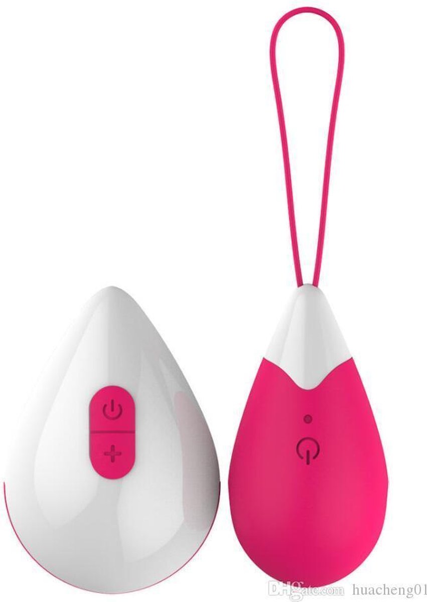 Doodadeals Vibrator Ei | Trillend eitje | 10 standen met trilstanden | Vibrator met Afstandsbediening | Roze