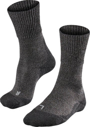 FALKE TK1 Wool Dames Wandelsokken - Smog - Maat 35/36
