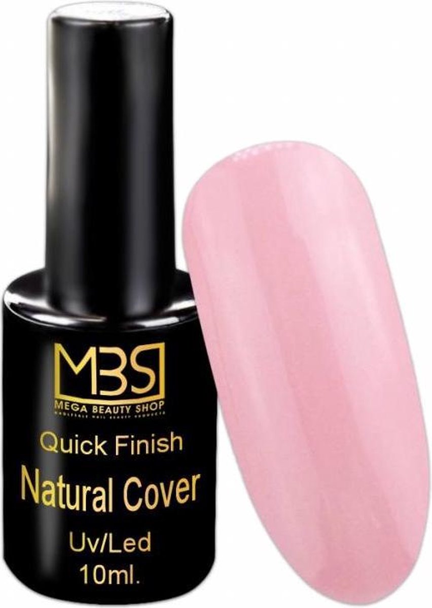 Mega Beauty Shop® UV Quick finish  (Naturel Cover) 10 ml UV gel - Kunstnagels