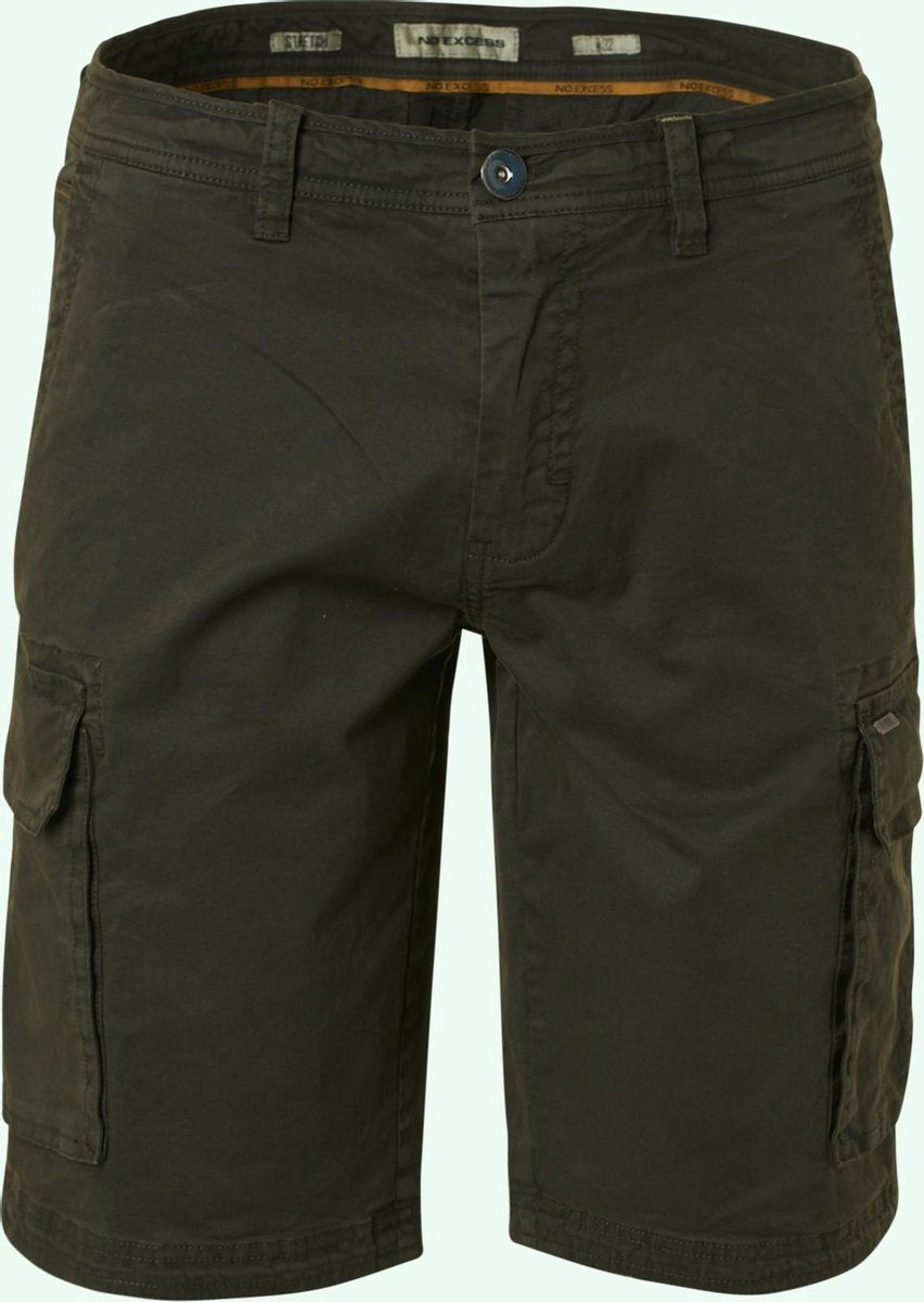 No Excess Korte Broek Cargo Stretch Moss Groen (118190309SN - 152)
