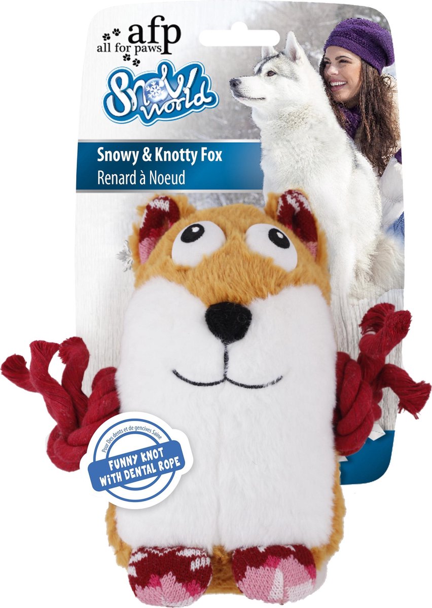 AFP Snowy & Knotty Fox (23x23x9cm)