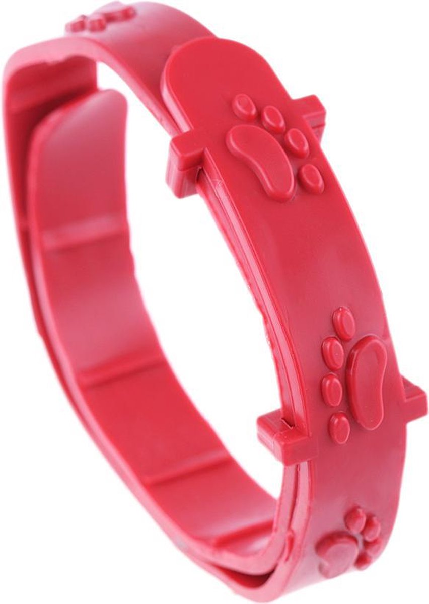 EPIN | Vlooienband | Kat&Hond | Verstelbaar | Rood