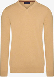 Mango melange pullover | V-hals | Katoen | XL XL
