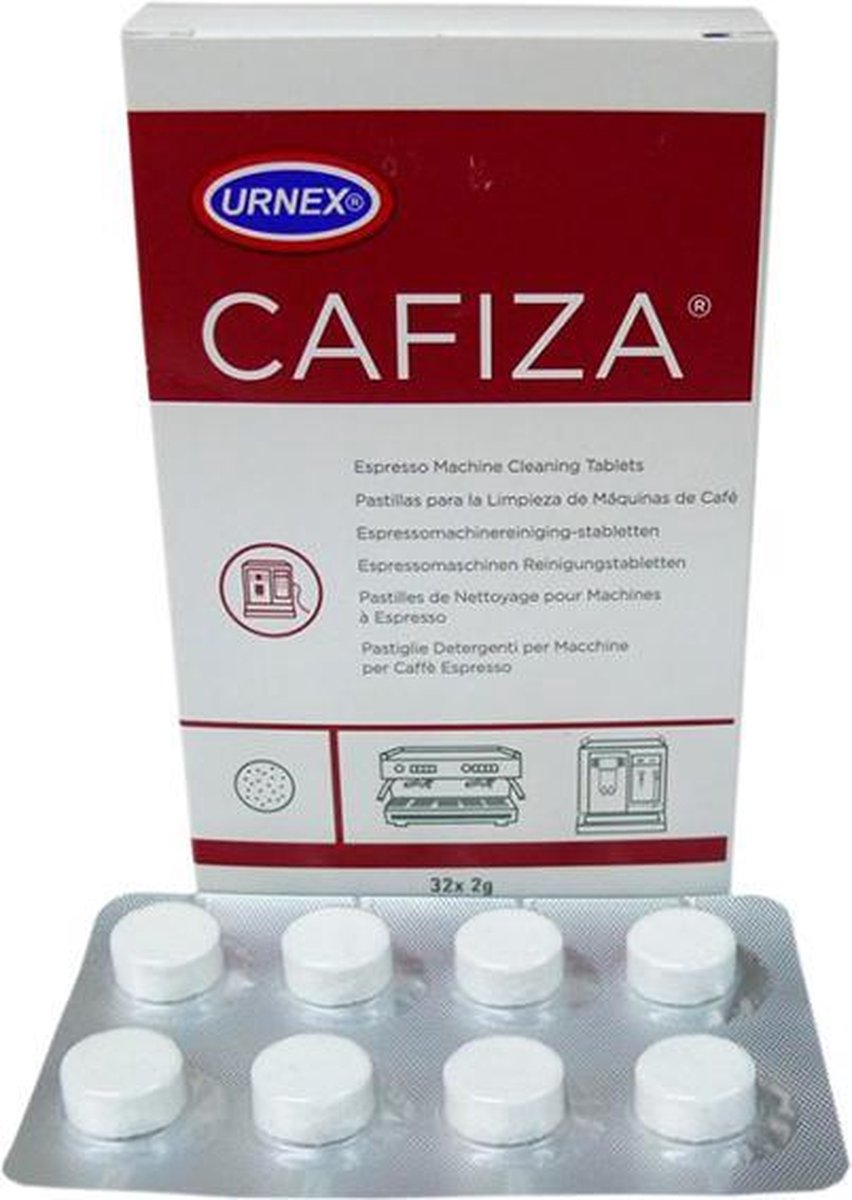 Urnex Cafiza - Espresso machine cleaning tablets - 32 tablets