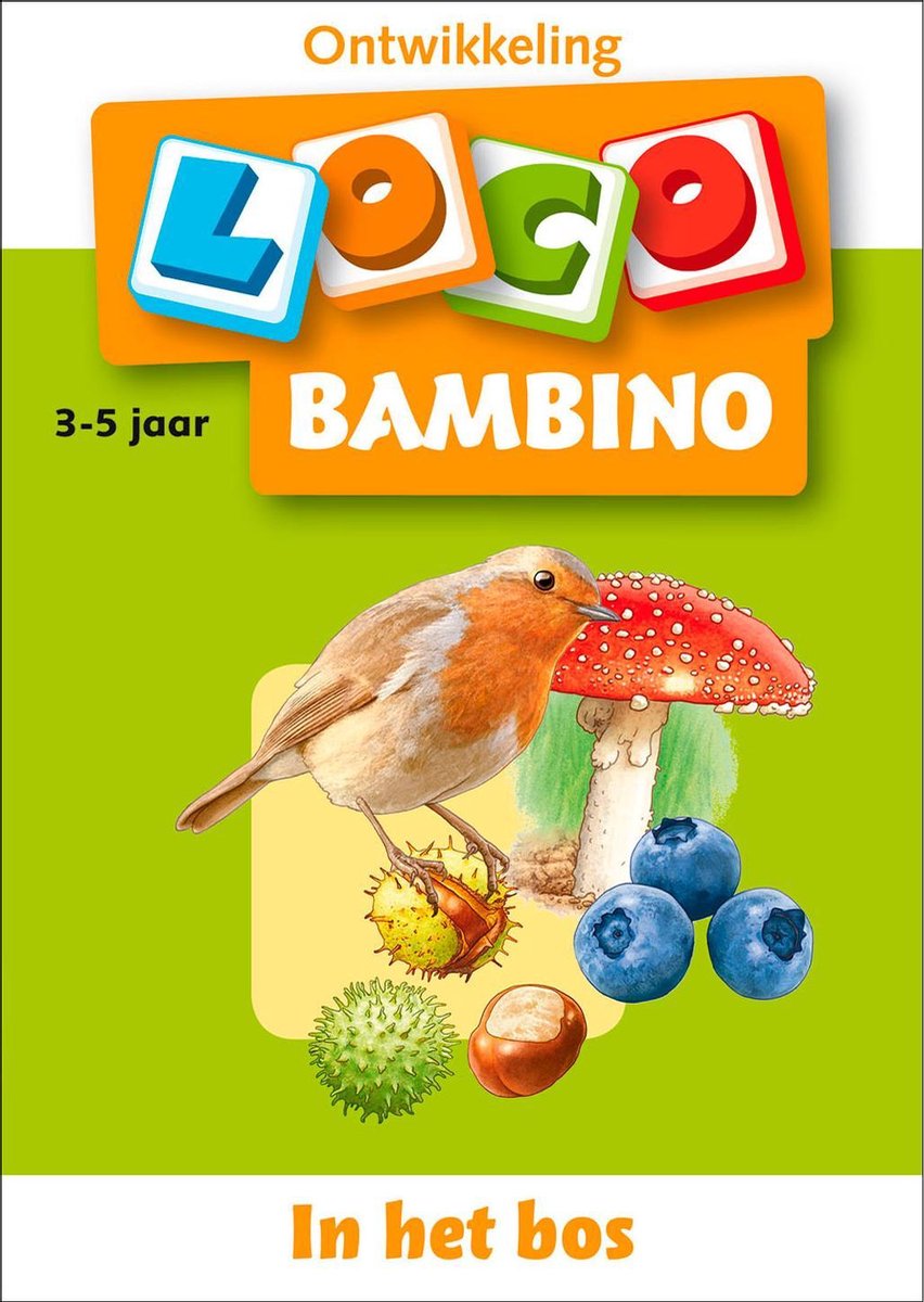 Loco Bambino - Boekje - In het bos - 3/5 Jaar
