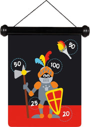 Scratch Spel - Darts small Ridder magnetisch - 24x30cm - 2-zijdig bedrukt