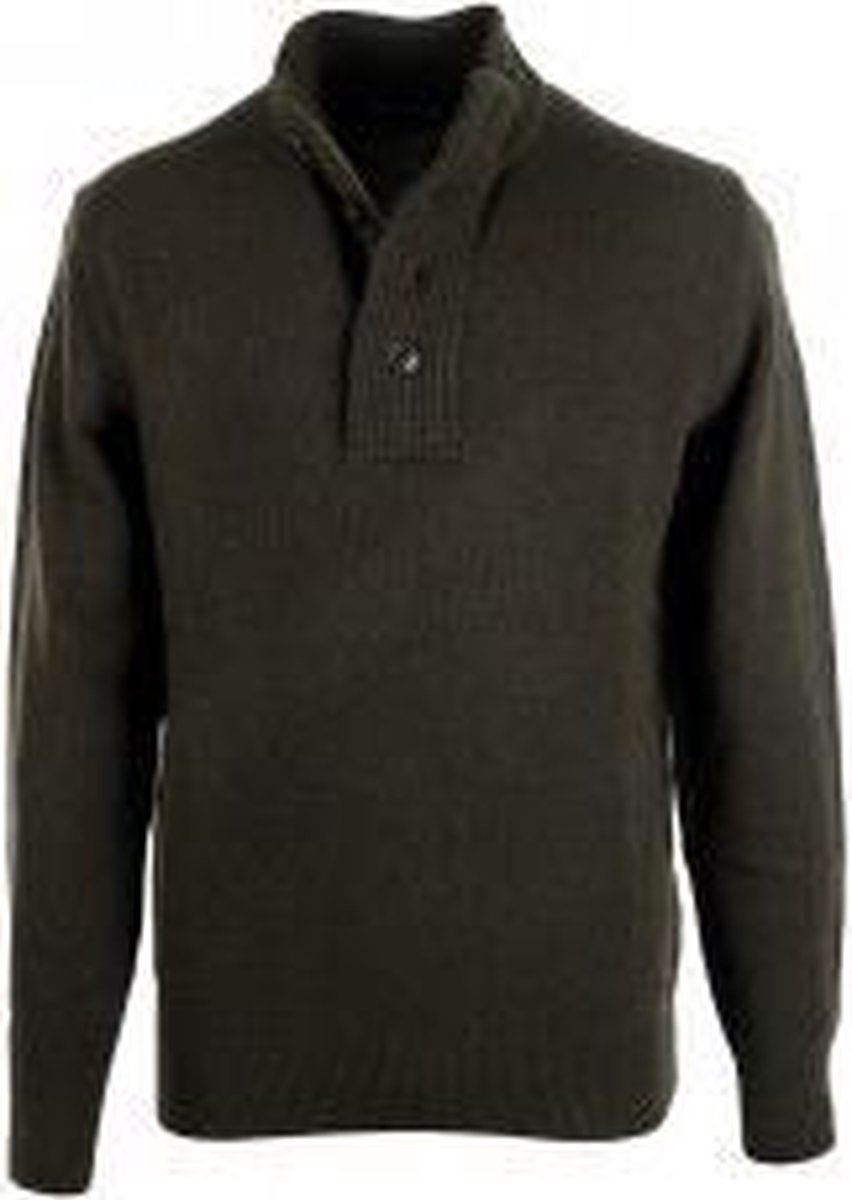 Barbour Patch half zip jumper mkn058gn73 seaweed S