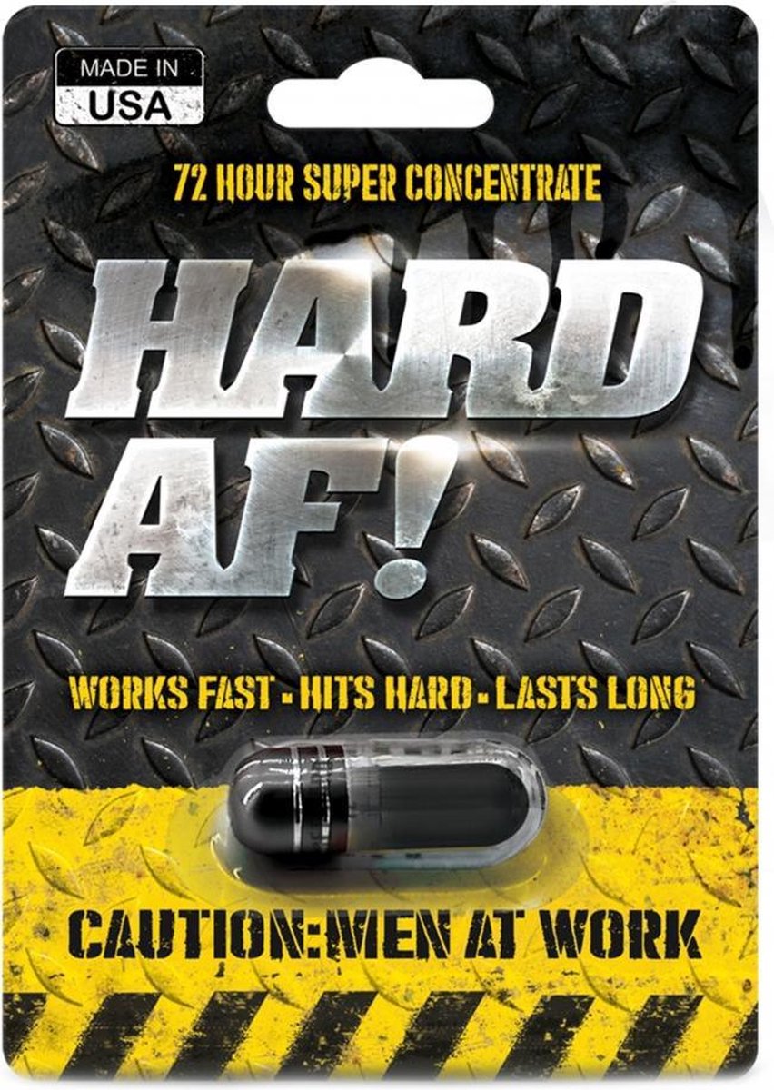 Hard AF Pill Single - Pills & Supplements