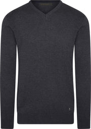 Pullover Antraciet  V-hals  Dom Tower
