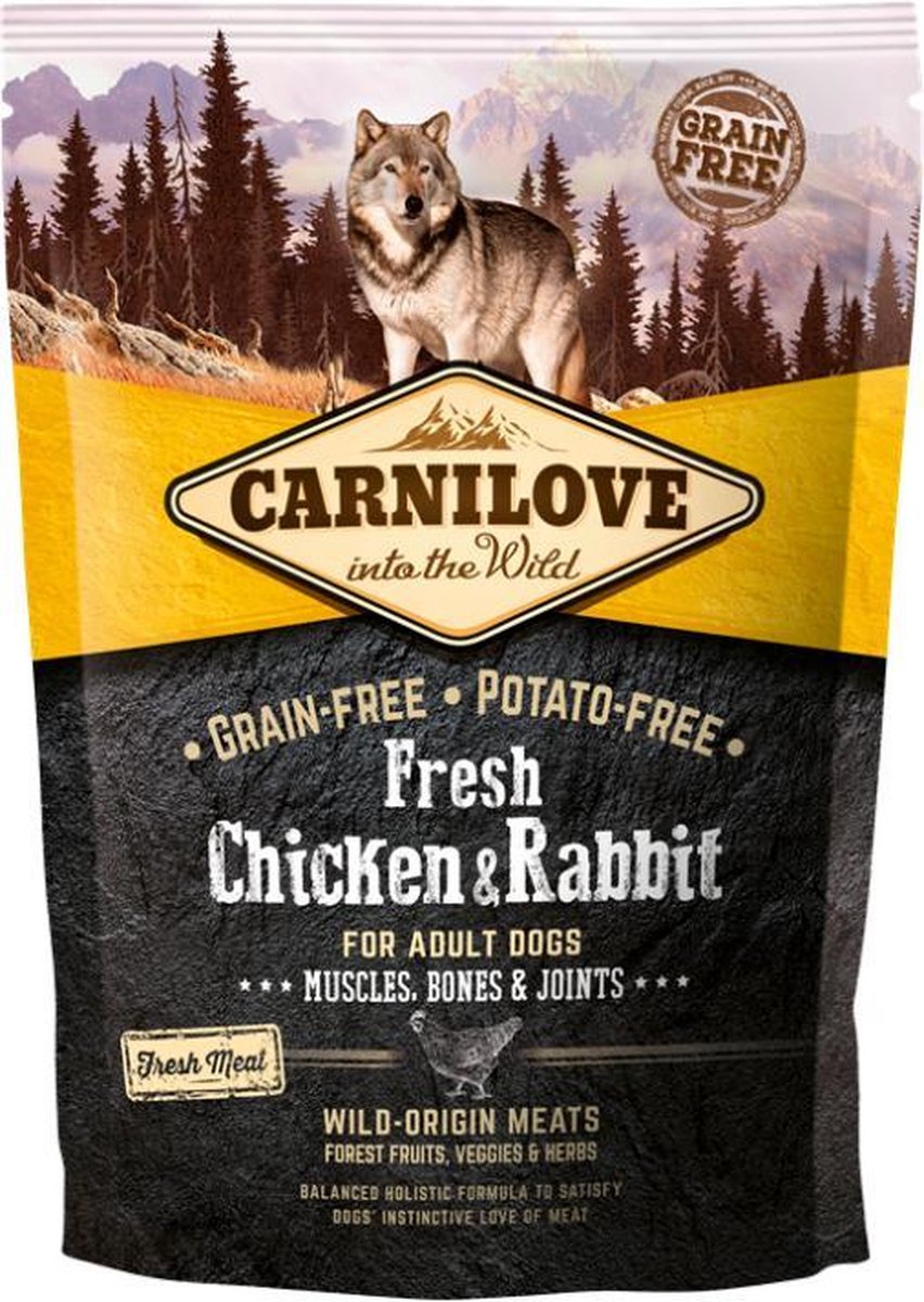 Carnilove Dog Fresh Kip en Konijn 1