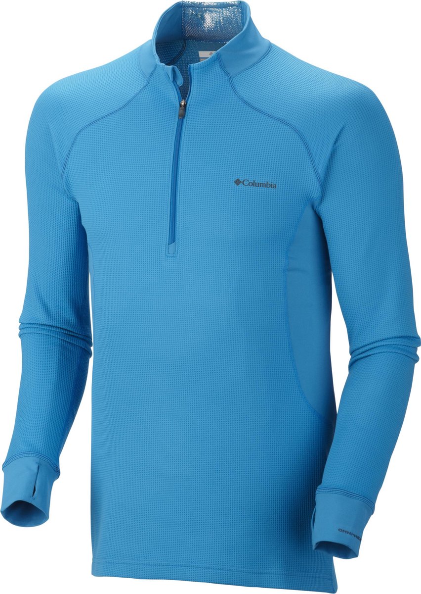 Columbia Baselayer Heavyweight 1/2 Zip - heren - thermoshirt - blauw