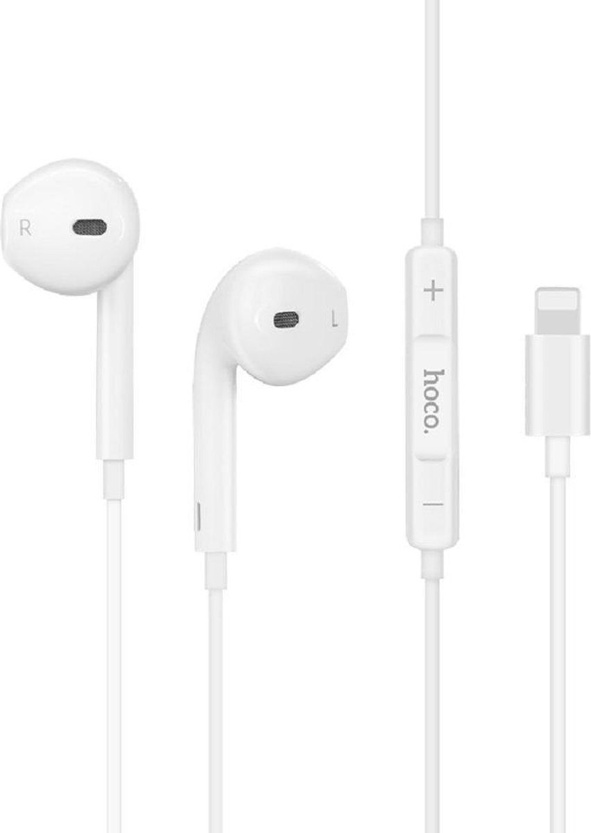 HOCO L9 Digital In-Ear Oordopjes - Met Lightning Connector - Voor Apple iPhone - Wit