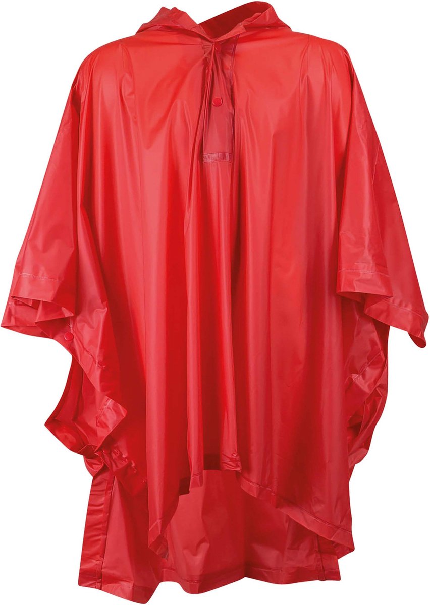 Regencape Poncho voor kinderen Kleur rood / in 8 verschillende kleuren