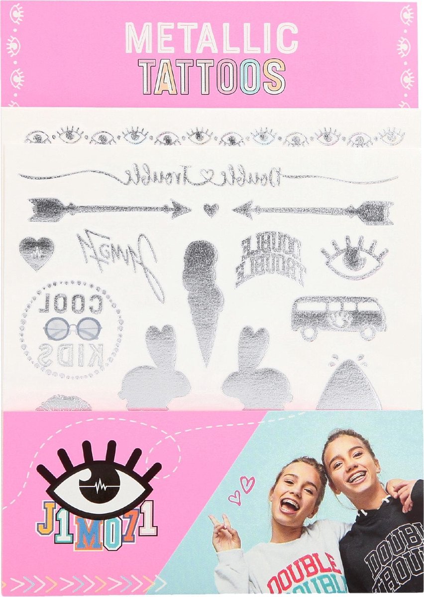 J1MO71 Lisa & Lena Metallic Tattoos