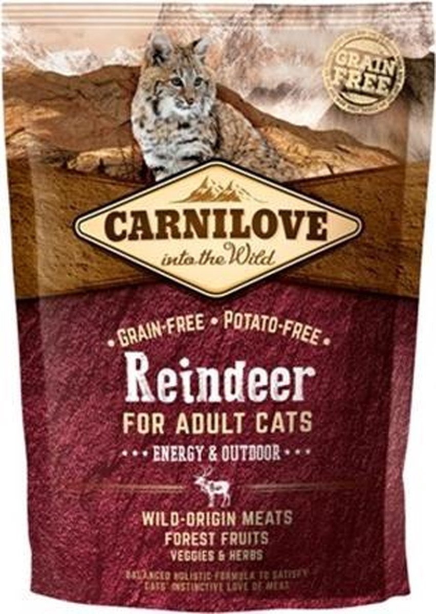 Carnilove reindeer energy / outdoor - 400 gr - 1 stuks