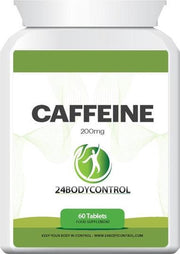 24Bodycontrol Cafeïne - 60 pillen 200 mg - Energie & Concentratie