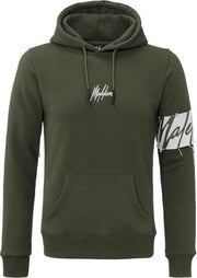 Malelions Captain Hoodie - Army/Off-White - S