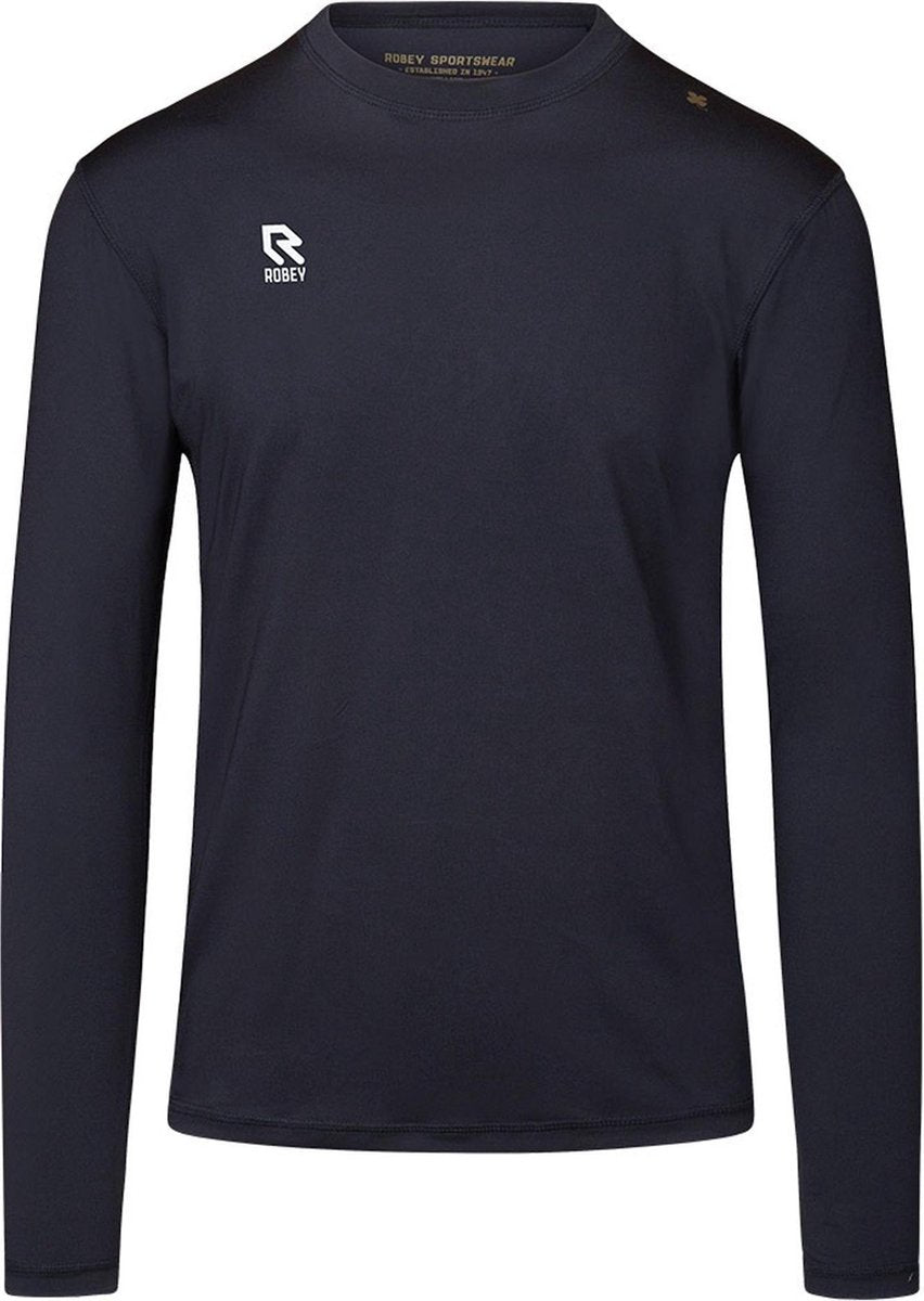 Robey Robey Longsleeve Thermoshirt - Maat S  - Mannen - zwart