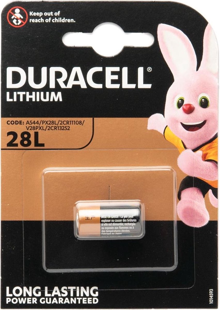 Duracell PX28L - 2CR-1/3N - L544 - 2CR13252 6V Lithium batterij - 1 stuk