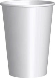 Witte kartonnen bekers To-Go Wit 300cc/12oz - 1.000 stuks.