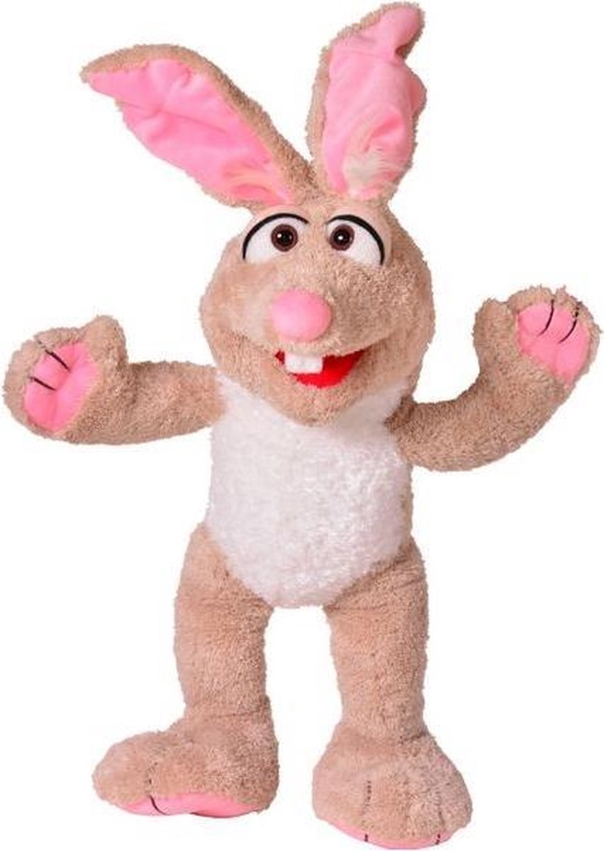 Living Puppets handpoppen dier haas 62cm